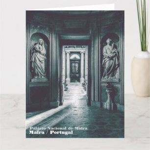 St Mary Salome and St Barbara. Italian statues Thank You Card