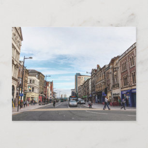 St Mary St, Cardiff, Wales Postcard