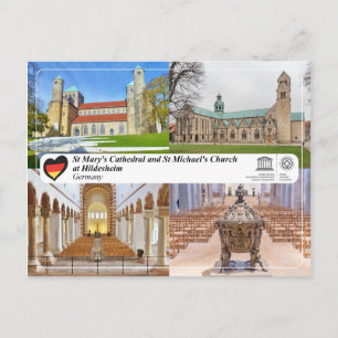 St Mary's Cathedral and St Michael's Church Postcard
