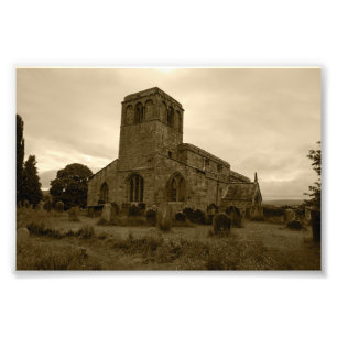 St Mary's Church, Leake, Thirsk Photo Print