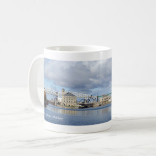 St. Marys Falls Canal (Soo Locks) from boat Coffee Mug