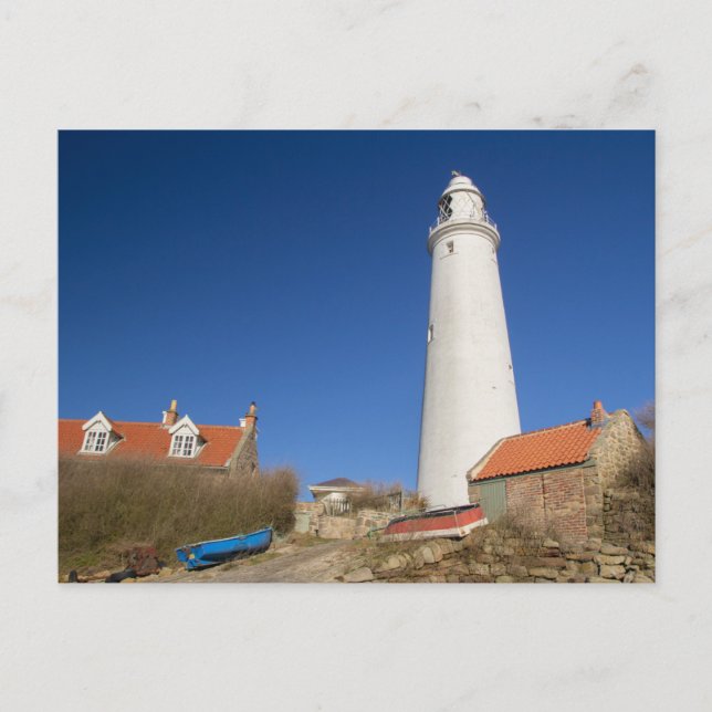 St Mary's Island, Whitley Bay Postcard (Front)