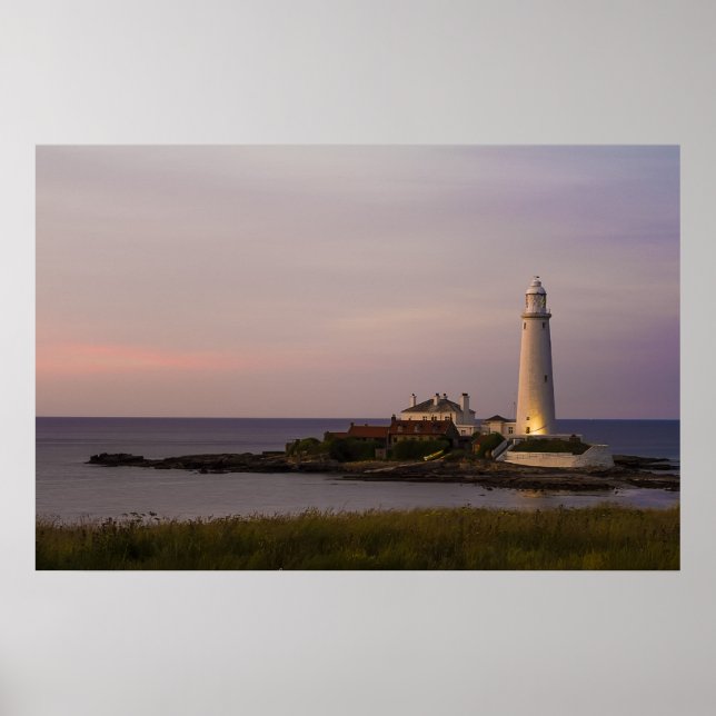 St.Marys Lighthouse, Whitley Bay Poster (Front)