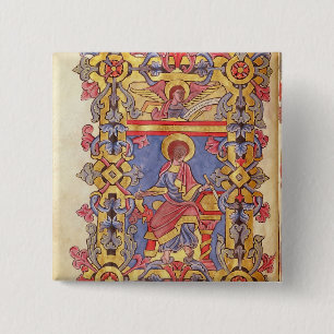 St. Matthew 2 Inch Square Button
