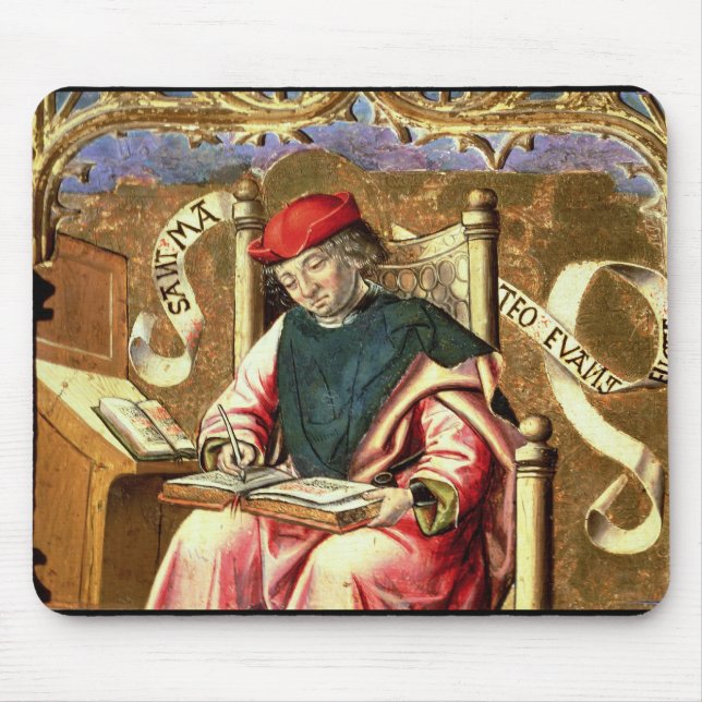 St. Matthew: Detail of Altarpiece Mouse Pad (Front)