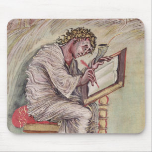 St. Matthew, from the Ebbo Gospels Mouse Pad