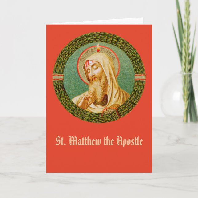 St. Matthew the Apostle (JMAS 08) Greeting Card (Front)