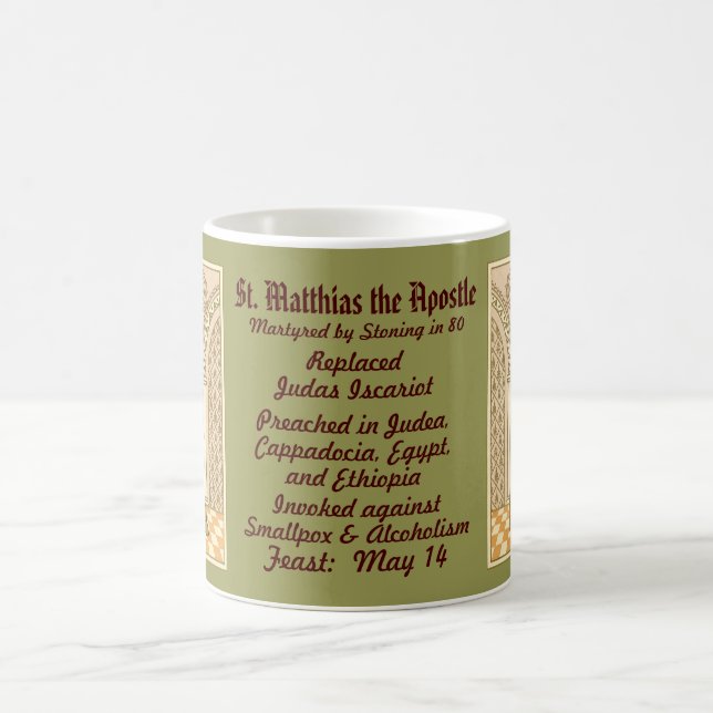 St. Matthias the Apostle (RLS 11) Coffee Mug 2a (Center)