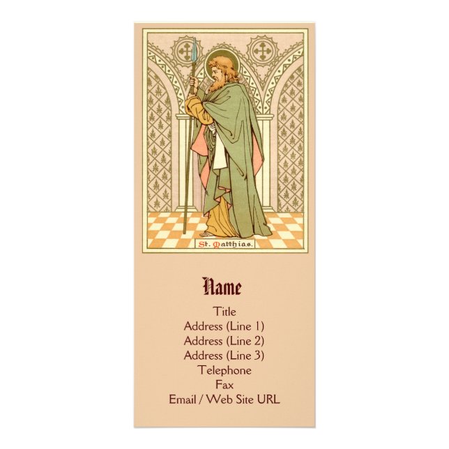 St. Matthias the Apostle (RLS 11) Rack Card 1 (Front)