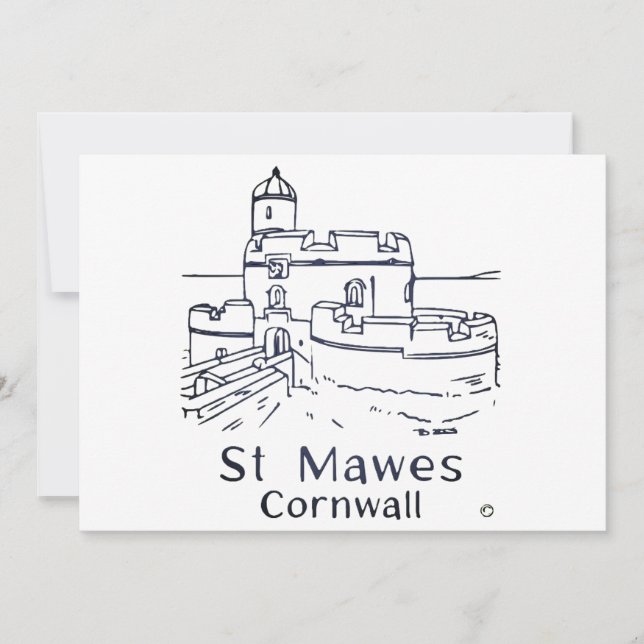 St Mawes Castle card (Front)