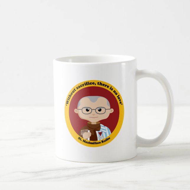 St. Maximilian Kolbe Coffee Mug (Right)