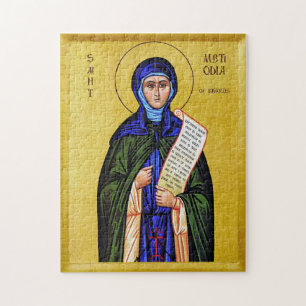 St. Methodia of Kimolos Orthodox Christian Icon Jigsaw Puzzle