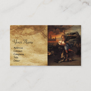 St Michael and the Dragon Business Card