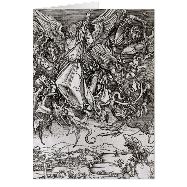 St. Michael and the Dragon, from a Latin (Front)