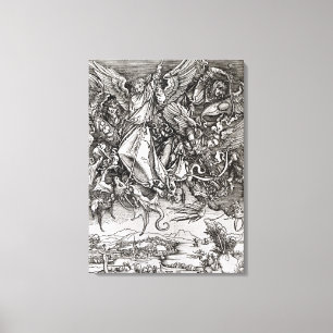St. Michael and the Dragon, from a Latin Canvas Print