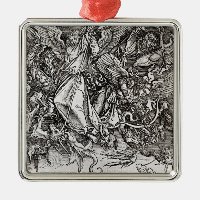 St. Michael and the Dragon, from a Latin Metal Ornament (Front)
