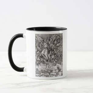 St. Michael and the Dragon, from a Latin Mug