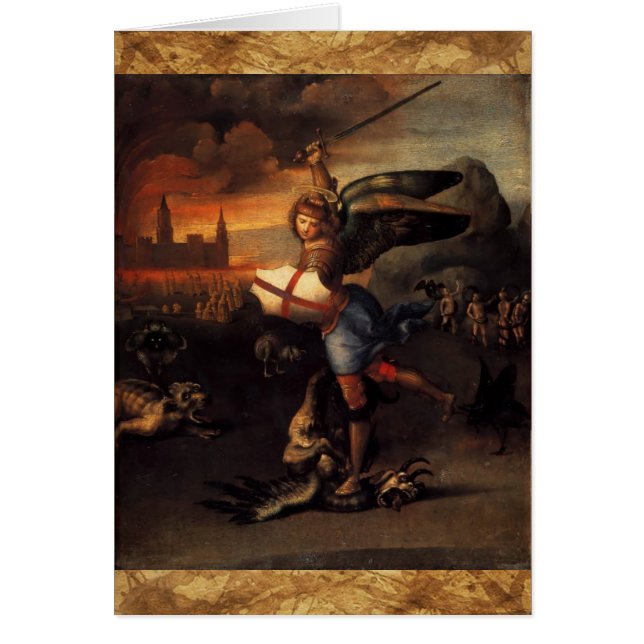 St.Michael and the Dragon  Prayer (Front)