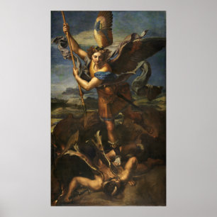 St. Michael and the Satan - Raphael Poster