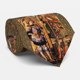 St. Michael Archangel and Saint George with Dragon Tie