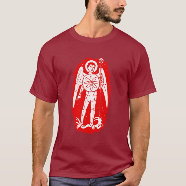 St. Michael, Archangel of the Atom T-Shirt (Front)