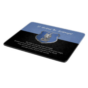 St. Michael Archangel Prayer Thinking of You Cutting Board