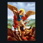 St Michael Archangel San Miguel Arcangel Print<br><div class="desc">St Michael Archangel San Miguel Arcangel Print</div>