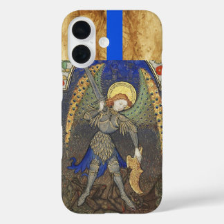 St. Michael Archangel with Devil iPhone 16 Case