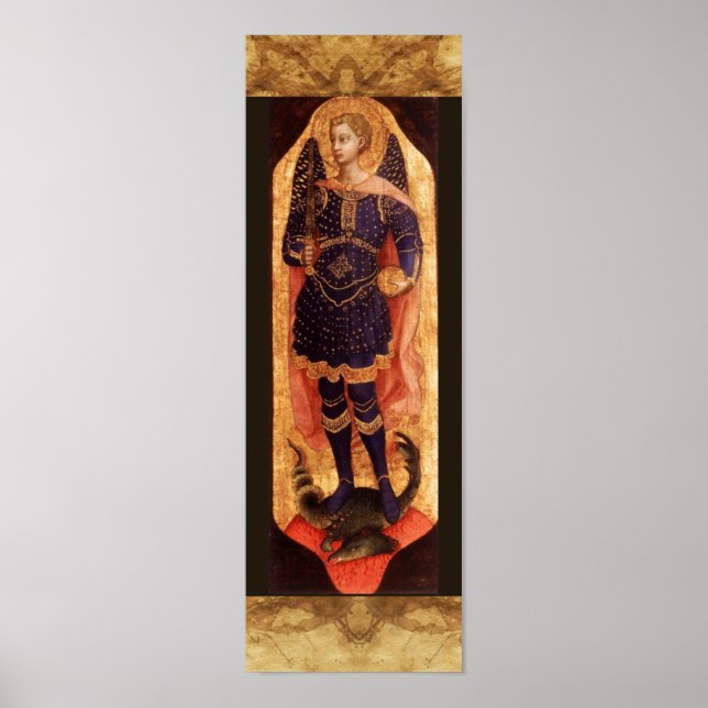 St MICHAEL ARCHANGEL WITH DEVIL Poster (Front)