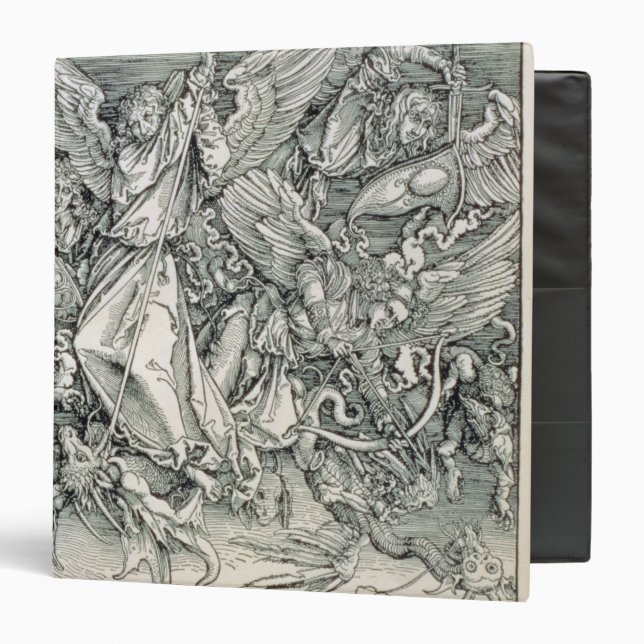 St. Michael Battling with the Dragon Binder (Front/Inside)