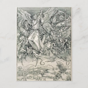 St. Michael Battling with the Dragon Postcard
