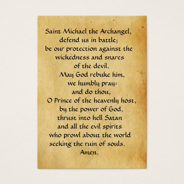 ST. MICHAEL, DRAGON ET JUSTICE (Devant)