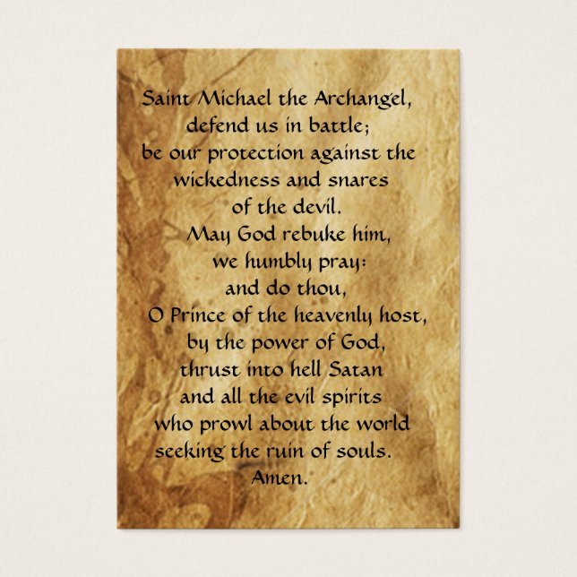 ST. MICHAEL, DRAGON ET JUSTICE (Devant)
