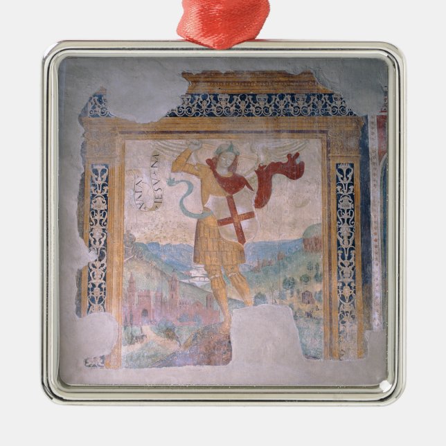 St. Michael (fresco) Metal Ornament (Front)