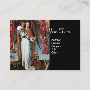 ST. MICHAEL IN THE LAST JUDGEMENT BUSINESS CARD