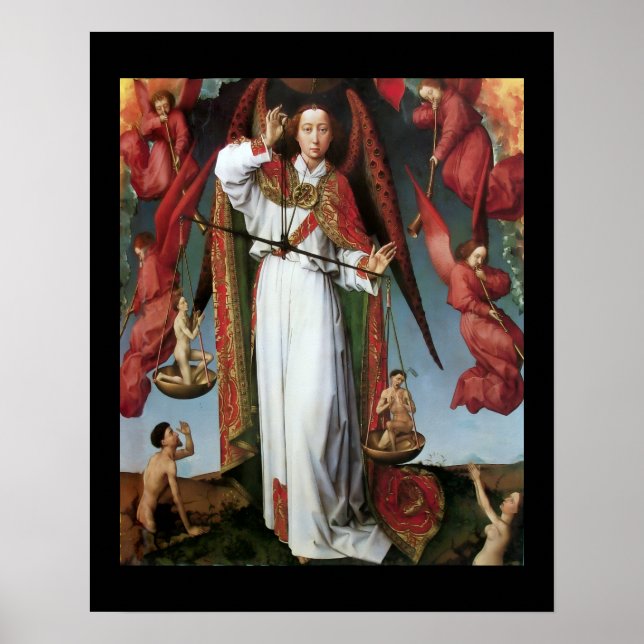 ST. MICHAEL IN THE LAST JUDGEMENT POSTER (Front)