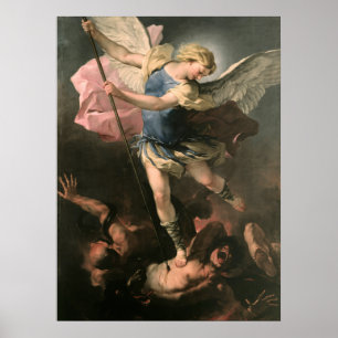 St. Michael, Luca Giordano (Fa Presto) Poster