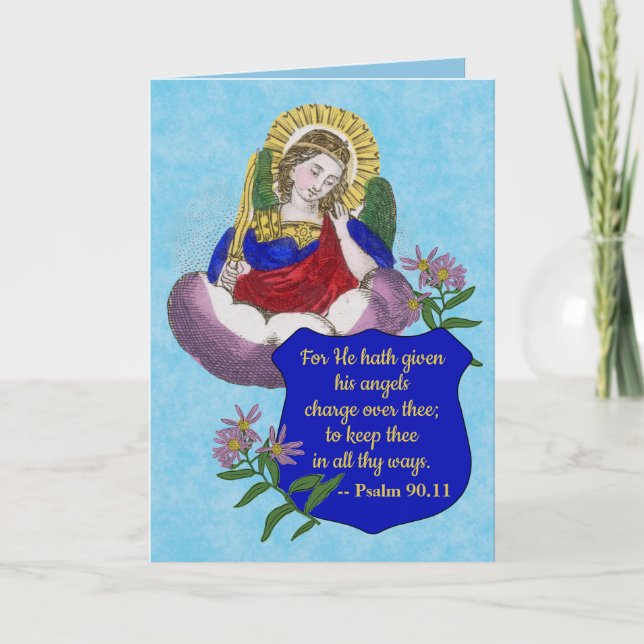St. Michael (M 09) Blessings for Police Greeting Card (Front)