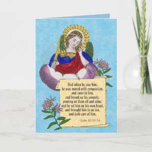 St. Michael (M 09) Carte de voeux blanche EMS/EMT