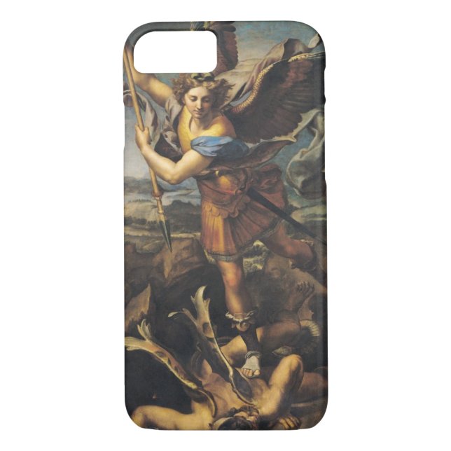 St. Michael Overwhelming the Demon, 1518 Case-Mate iPhone Case (Back)