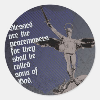 St. Michael - Patron Saint of Police Officers Classic Round Sticker