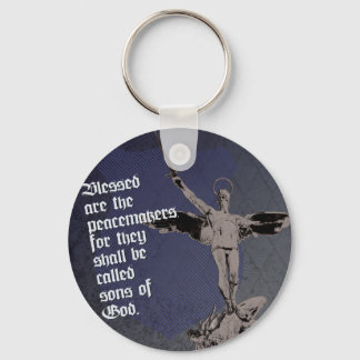 St. Michael - Patron Saint of Police Officers Keychain