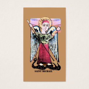 St Michael prayer card