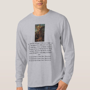 "St. Michael Prayer"  Theresa Hartman T-Shirt