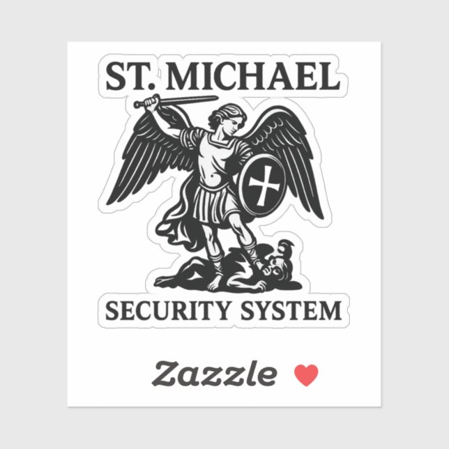 St. Michael Security System Religious (Sheet)