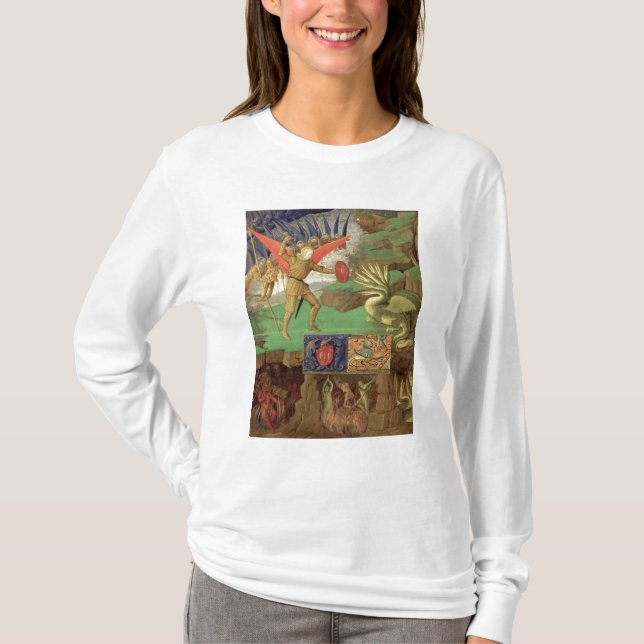 St. Michael Slaying the Dragon T-Shirt (Front)