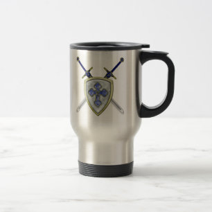 St Michael - Swords and Shield Travel Mug