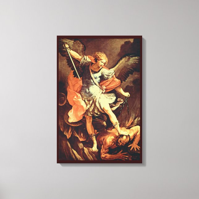 St. Michael the Archangel Canvas Print (Front)