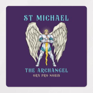 St Michael The Archangel Catholic Prayer Stickers
