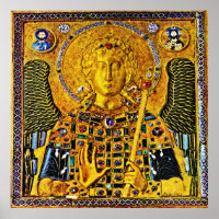 St Michael the Archangel Icon Angel Poster